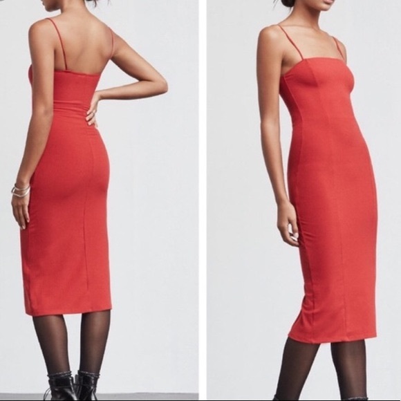 Reformation Alicia Ribbed Dress - Picture 2 of 9